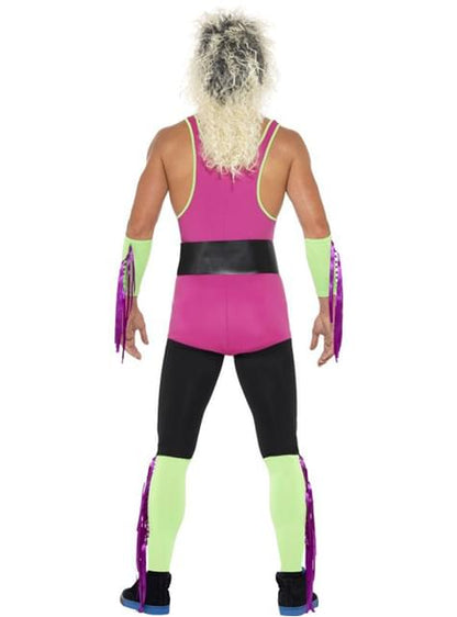 Disfraz de luchador retro para hombre