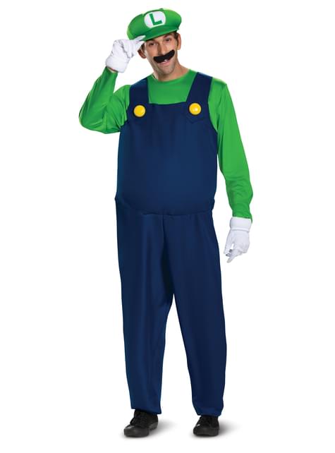 Disfraz de Luigi deluxe para hombre - Super Mario Bros - Disguise | Funidelia