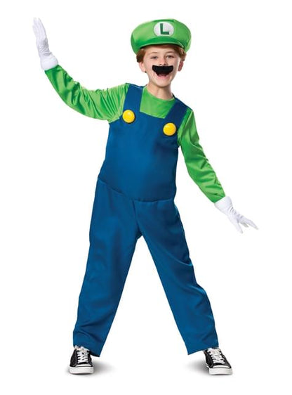 Disfraz de Luigi Deluxe para niño - Super Mario Bros - Disguise | Funidelia