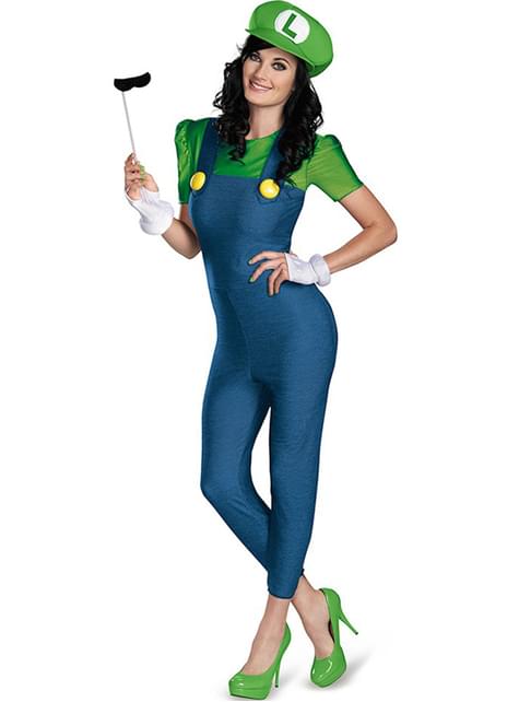 Disfraz de Luigi para mujer