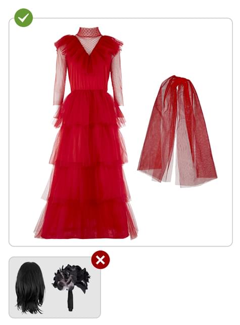 Disfraz de Lydia para mujer - Beetlejuice - Funiglobal | Funidelia