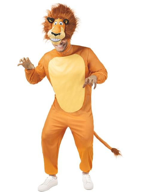 Disfraz de Madagascar Alex el León para hombre - Funiglobal | Funidelia