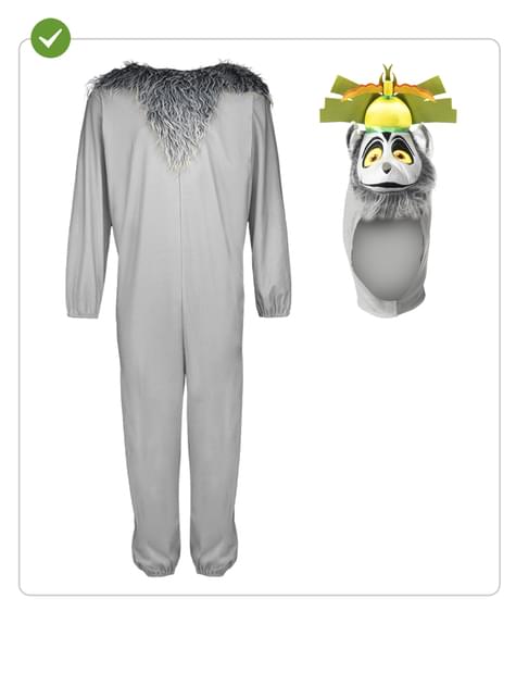 Disfraz de Madagascar Rey Julien para hombre - Funiglobal | Funidelia