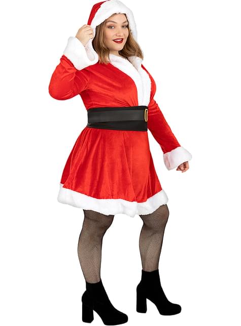 Disfraz de Mamá Noel Deluxe para mujer talla grande - Funiglobal | Funidelia