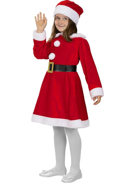 Disfraz de Mamá Noel Deluxe para niña - Funiglobal | Funidelia
