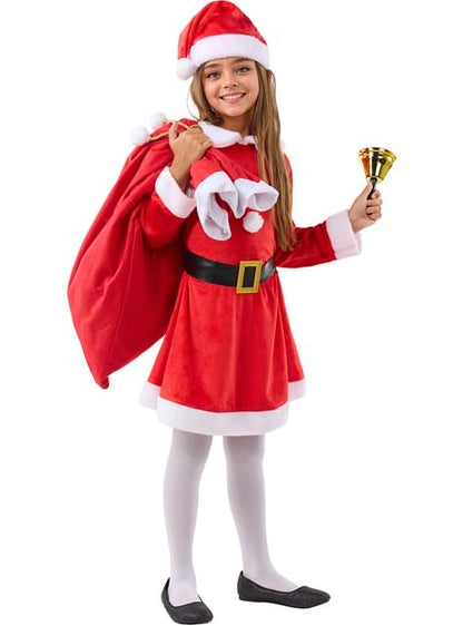 Disfraz de Mamá Noel Deluxe para niña - Funiglobal | Funidelia