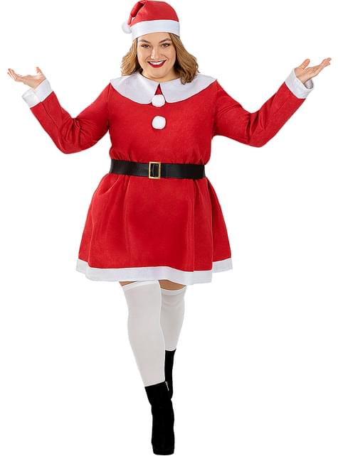 Disfraz de Mamá Noel para mujer talla grande - Funiglobal | Funidelia