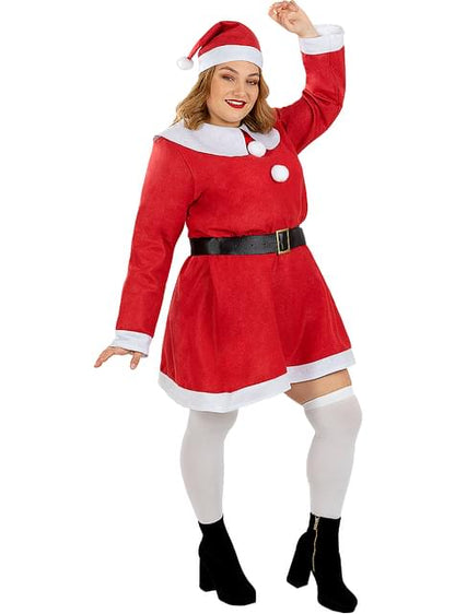 Disfraz de Mamá Noel para mujer talla grande - Funiglobal | Funidelia