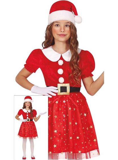 Disfraz de Mamá Noel tutú para niña - Guirca | Funidelia
