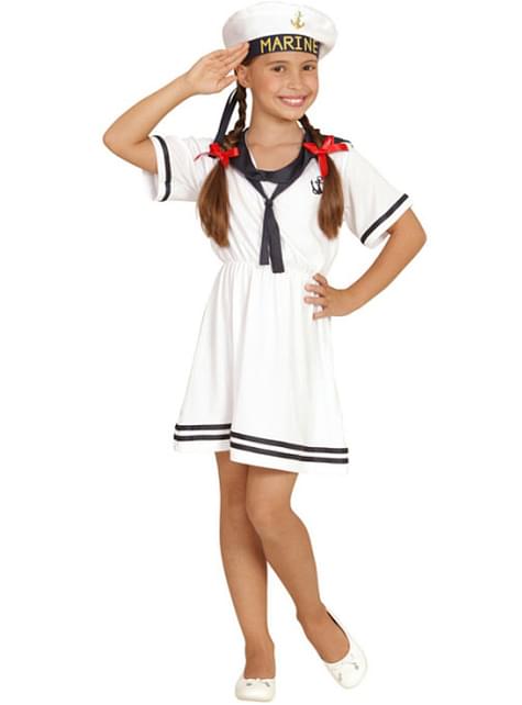 Disfraz de marinera adorable para niña - Widmann | Funidelia