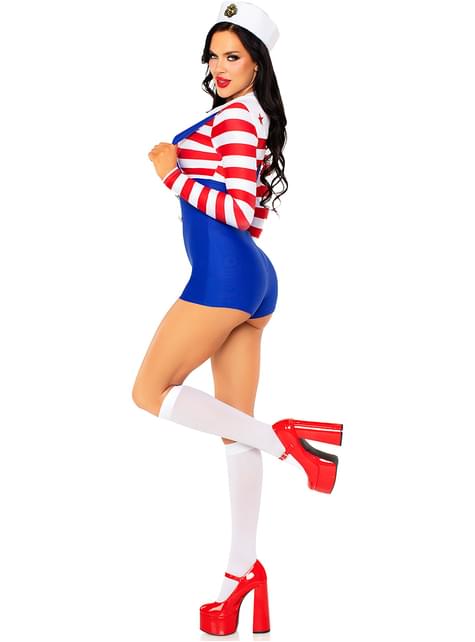Disfraz de marinera sexy para mujer - Leg Avenue | Funidelia
