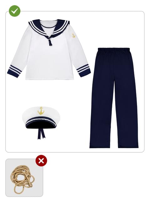 Disfraz de marinero para hombre - Funiglobal | Funidelia