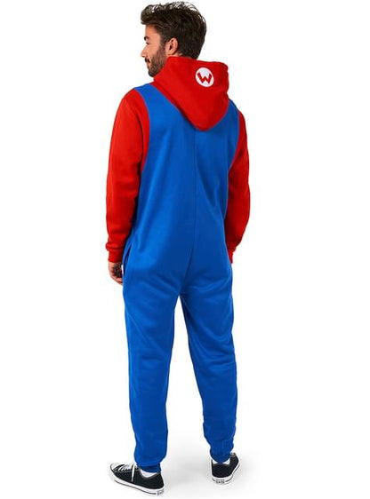 Disfraz de Mario Onesie para adulto - Super Mario Bros - Opposuits | Funidelia