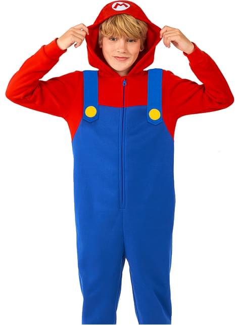 Disfraz de Mario Onesie para niños - Super Mario Bros - Opposuits | Funidelia
