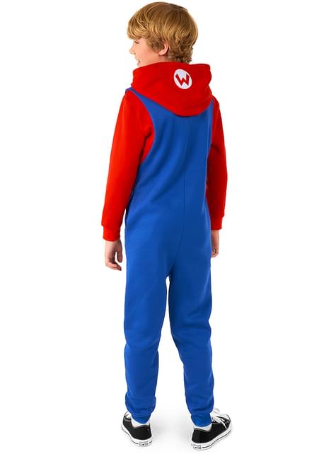 Disfraz de Mario Onesie para niños - Super Mario Bros - Opposuits | Funidelia