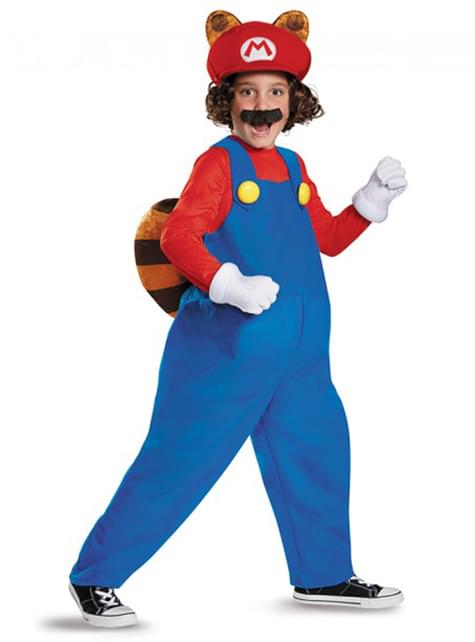 Disfraz de Mario Raccoon para niño