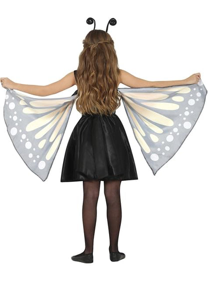 Disfraz de mariposa con alas para niña - Guirca | Funidelia