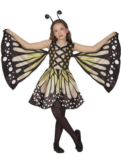 Disfraz de mariposa con alas para niña - Guirca | Funidelia