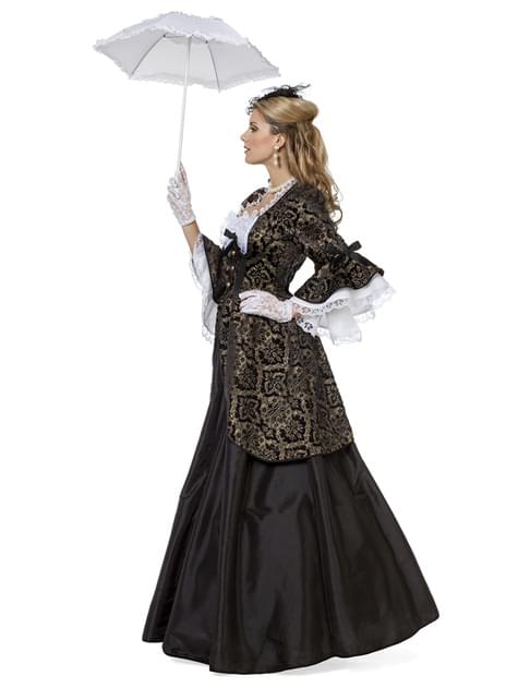 Disfraz de Marquesa negro para mujer - Wilbers | Funidelia