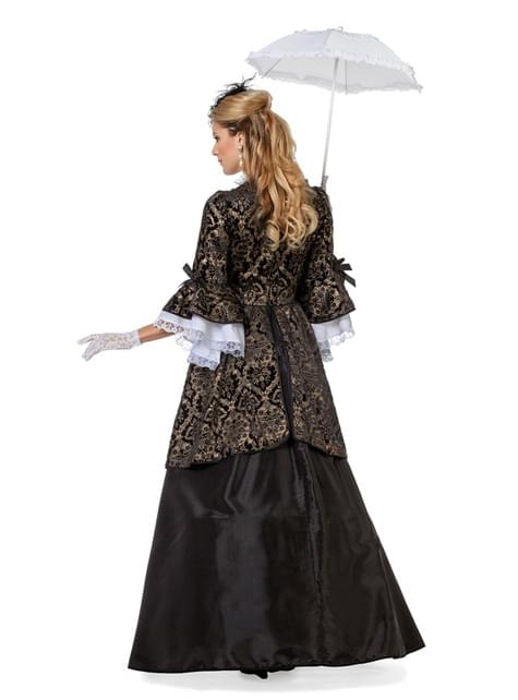 Disfraz de Marquesa negro para mujer - Wilbers | Funidelia