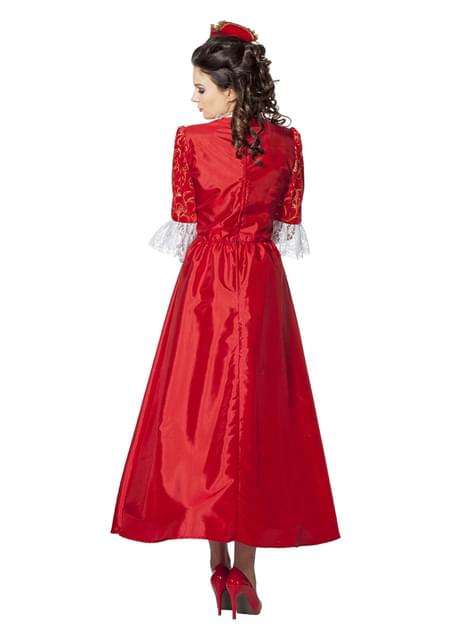 Disfraz de Marquesa rojo para mujer - Wilbers | Funidelia
