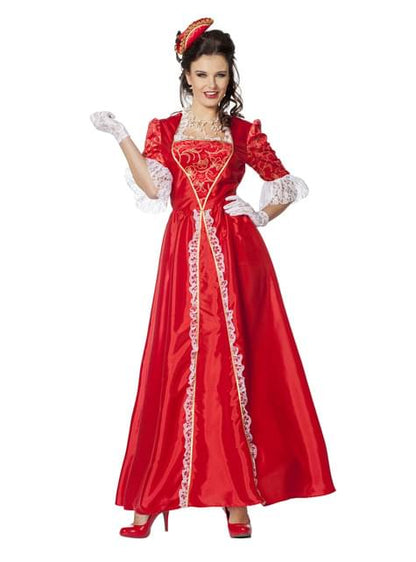 Disfraz de Marquesa rojo para mujer - Wilbers | Funidelia