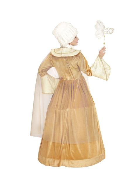 Disfraz de marquesa veneciana para mujer talla grande