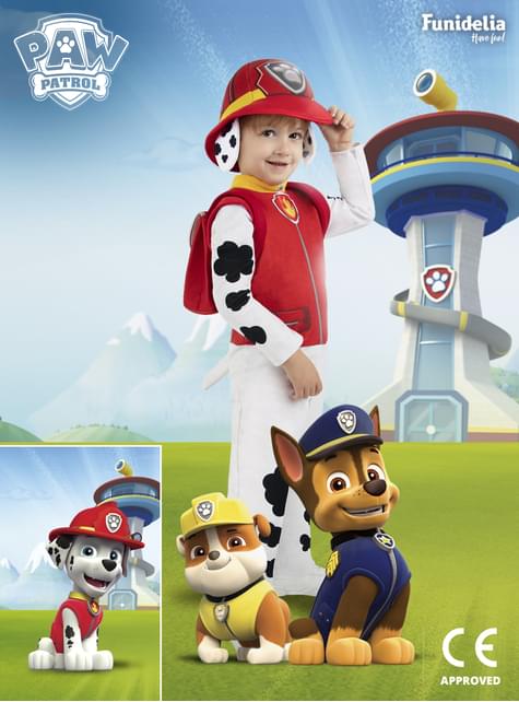 Disfraz de Marshall Patrulla Canina para niño - Funiglobal | Funidelia