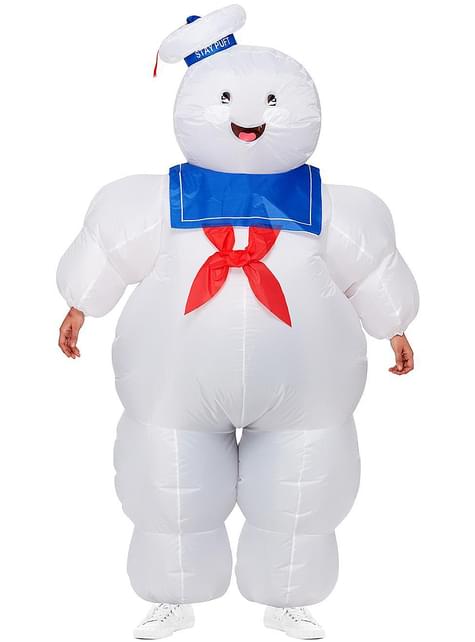 Disfraz de Marshmallow hinchable para adultos - Los Cazafantasmas