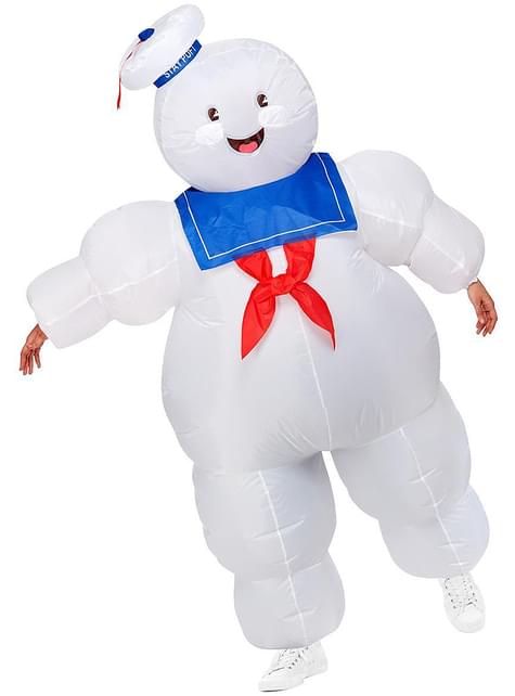 Disfraz de Marshmallow hinchable para adultos - Los Cazafantasmas