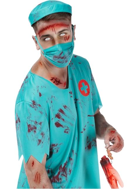 Disfraz de médico cirujano zombie para hombre - Funiglobal | Funidelia