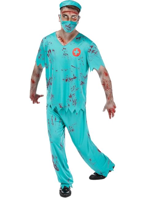 Disfraz de médico cirujano zombie para hombre - Funiglobal | Funidelia