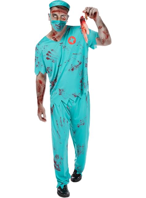 Disfraz de médico cirujano zombie para hombre - Funiglobal | Funidelia
