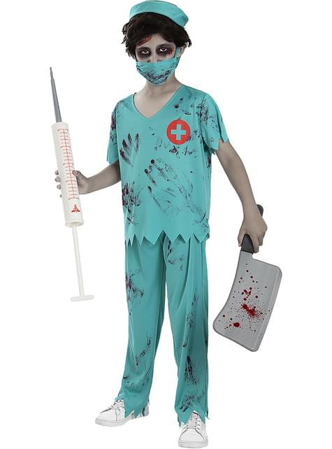 Disfraz de médico zombie para niño - Funiglobal | Funidelia