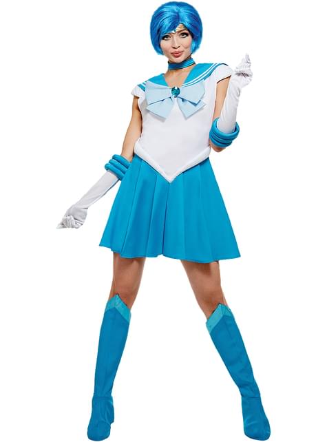 Disfraz de Mercurio talla grande - Sailor Moon - Funiglobal | Funidelia