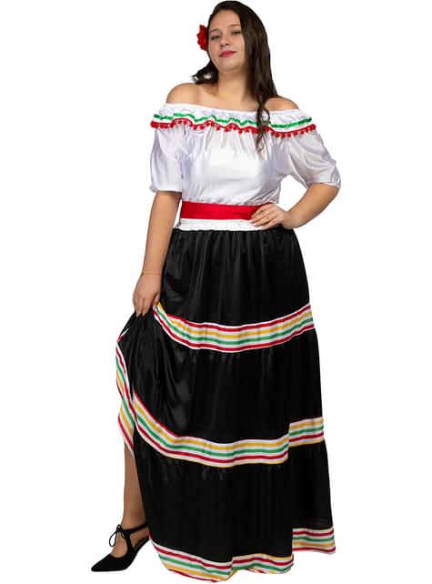 Disfraz de Mexicana para mujer talla grande - Funiglobal | Funidelia