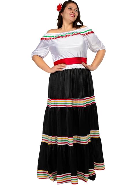 Disfraz de Mexicana para mujer talla grande - Funiglobal | Funidelia