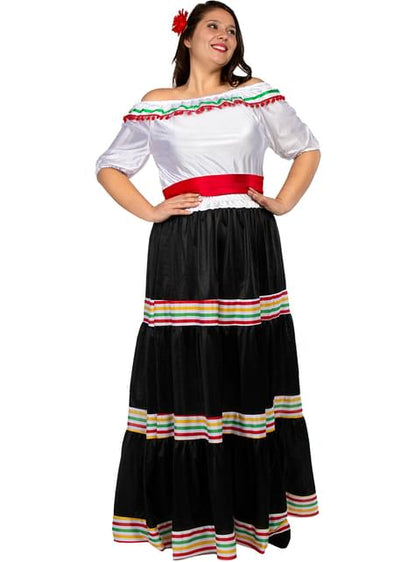 Disfraz de Mexicana para mujer talla grande - Funiglobal | Funidelia