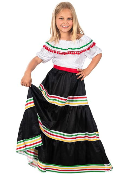 Disfraz de Mexicana para niña - Funiglobal | Funidelia