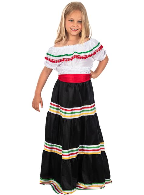 Disfraz de Mexicana para niña - Funiglobal | Funidelia