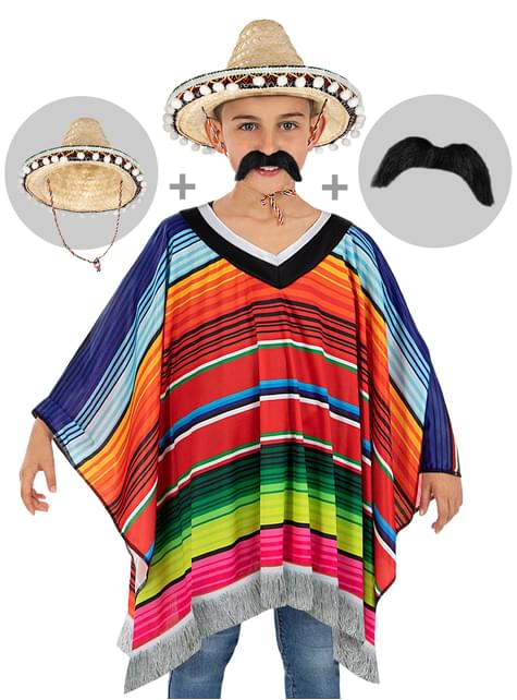 Disfraz de Mexicano para niño - Funiglobal | Funidelia