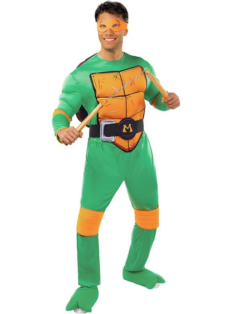 Disfraz de Michelangelo para hombre - Las Tortugas Ninja - Funiglobal | Funidelia