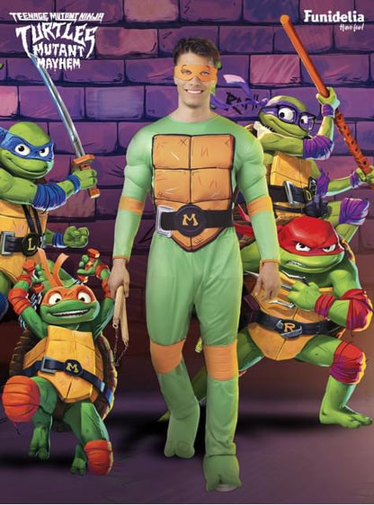 Disfraz de Michelangelo para hombre - Las Tortugas Ninja - Funiglobal | Funidelia