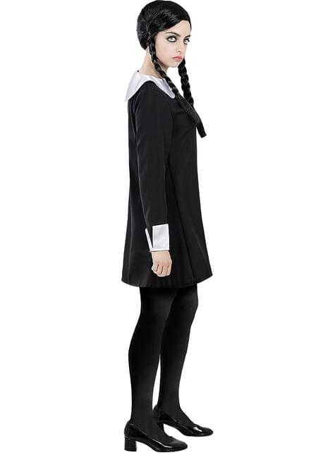 Disfraz de Miércoles Addams para mujer - La Familia Addams - Funiglobal | Funidelia