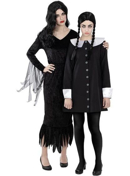 Disfraz de Miércoles Addams para mujer - La Familia Addams - Funiglobal | Funidelia
