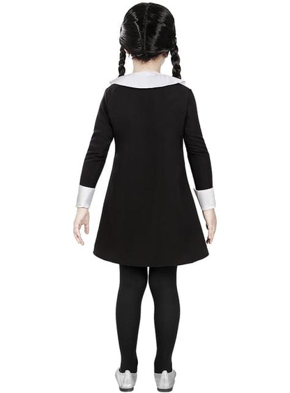 Disfraz de Miércoles Addams para niña - La Familia Addams - Funiglobal | Funidelia