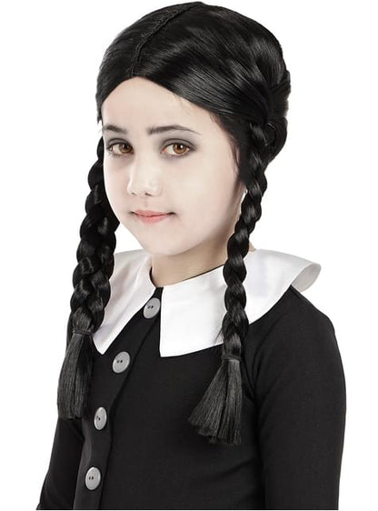 Disfraz de Miércoles Addams para niña - La Familia Addams - Funiglobal | Funidelia