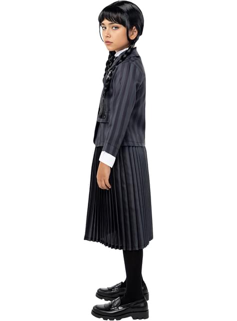 Disfraz de Miércoles Addams uniforme para niña - Wednesday Oficial Netflix - Funiglobal | Funidelia