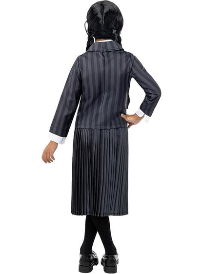Disfraz de Miércoles Addams uniforme para niña - Wednesday Oficial Netflix - Funiglobal | Funidelia