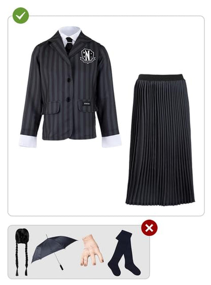 Disfraz de Miércoles Addams uniforme - Wednesday Oficial Netflix - Funiglobal | Funidelia